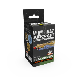 AK Interactive Real Colors WWII RAF Aircraft Desert Colors Set (Set of 3)