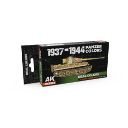 AK Interactive Real Colors 1937-1944 Panzer Colors Set (Set of 6)