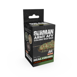 AK Interactive Real Colors German Army AFV Colors 1943-1945 Set (Set of 3)