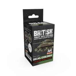 AK Interactive Real Colors British Army AFV Colors Set (Set of 4)