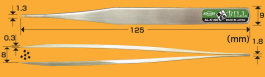 Shimomura Alec Flat Point Tweezer