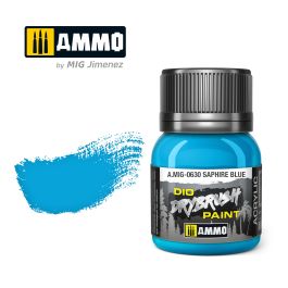 Ammo Mig Dio Drybrush Acrylic Paint 40ml - Saphire Blue
