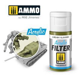 Ammo Mig Yellow Green Acrylic Filter