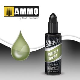 Ammo Mig Acrylic Shader 10ml - Military Green Shader