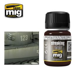 Ammo Mig Streaking Grime for Panzer Grey