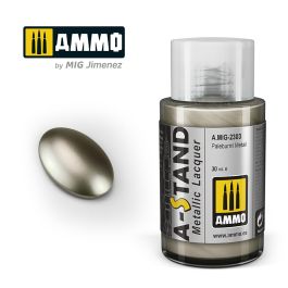 Ammo Mig A-Stand Lacquer Paint 30ml - Pale burnt Metal (6 Pack)