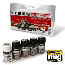 Ammo Mig Modern Russian Vehicles Weathering Set