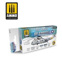 Ammo Mig US Navy Helicopters Paint Set