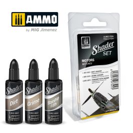 Ammo Mig Acrylic Shader Set - Motors (3 Pack)