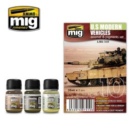 Ammo Mig US Modern Vehicles Weathering Set