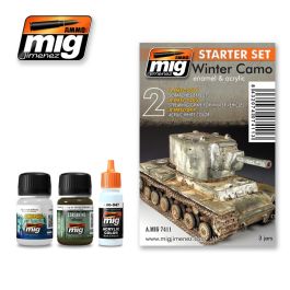 Ammo Mig Winter Camo Starter Weathering Set