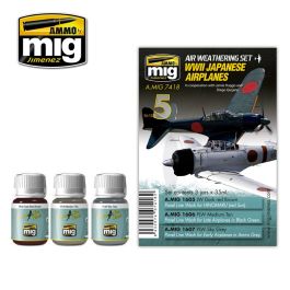 Ammo Mig WWII Japanese Airplanes Air Weathering Set