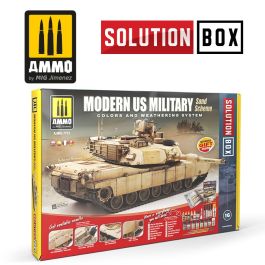 Ammo Mig Modern US Military Sand Scheme Solution Box