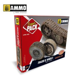 Ammo Mig Tracks & Wheels Super Pack Weathering Set