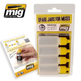 Ammo Mig Spare Jars for Mixes (4 x 17ml)