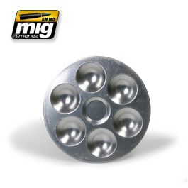 Ammo Mig Aluminium Pallet (6 Wells)