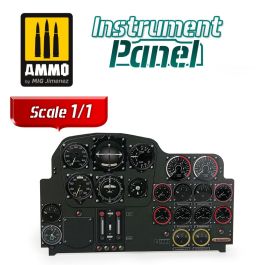 Ammo Mig Messerschmitt Me 262 A1 - Instrument Panel 1/1 Scale 2D Print On MDF