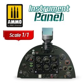 Ammo Mig Supermarine Spitfire Mk. Vb Instrument Panel 1/1 Scale 2D Print On MDF