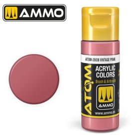 Atom: Vintage Pink Acrylic Paint 20ml Bottle