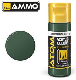Atom: Phtalo Green Acrylic Paint 20ml Bottle