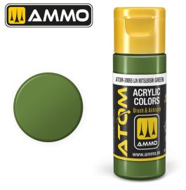 Atom: IJN Mitsubishi Green Acrylic Paint 20ml Bottle