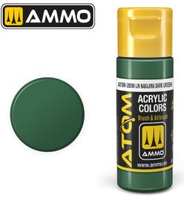 Atom: IJN Nakajima Dark Green Acrylic Paint 20ml Bottle