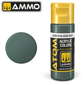 Atom: Green Grey Acrylic Paint 20ml Bottle