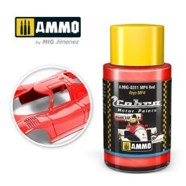 Cobra Motor: MP4 Red Acrylic Paint 30ml Bottle