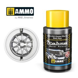 Cobra Motor: Chrome Effect for Black Gloss Acrylic Paint 30ml Bottle