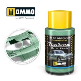 Cobra Motor: Metallic Turquoise Acrylic Paint 30ml Bottle