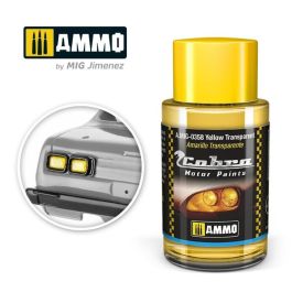 Cobra Motor: Yellow Transparent Acrylic Paint 30ml Bottle