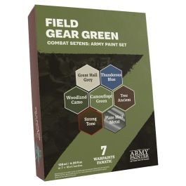 Warpaints Combat Se7ens: Field Gear Green Army Paint Set