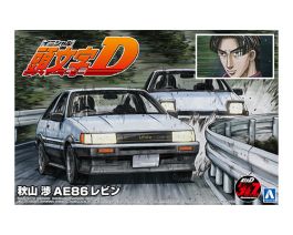 Aoshima 1/24 Initial D Toyota Akiyama Wataru Ae86 Levin