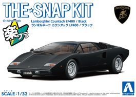 Aoshima 1/32 SNAP KIT #20-F Lamborghini Countach LP400(Black)