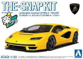 Aoshima 1/32 SNAP KIT #19-C Lamborghini Countach LPI 800-4(Yellow)
