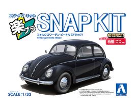 Aoshima 1/32 SNAP KIT #20-BK Volkswagen Beetle (Black)