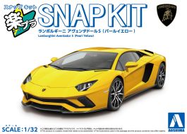 Aoshima 1/32 SNAP KIT #12-B Lamborghini Aventador S (Pearl Yellow)