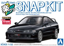 Aoshima 1/32 Snap Kit #22-Gb Honda DC2 Integra Type R (Granada Black Pearl)