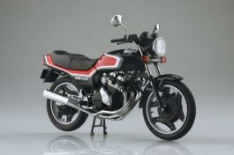 Aoshima 1/12 Diecast Honda CBX400F Black/Candy Alamoana Red