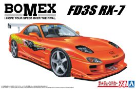 Aoshima 1/24 TUNED CAR #74 Mazda RX-7 FD3S Bomex '99
