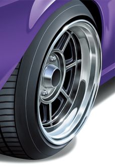 Aoshima 1/24 TUNED PARTS #20 Hayashi 14 Inch Wheel Set