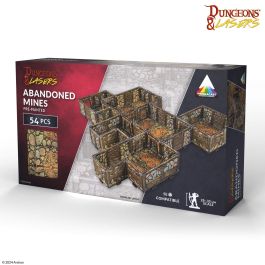 Archon Studio Dungeons and Lasers: Pre-Painted Terrain - Abandoned Mines: Pre-Painted (D&L: PrismaCast Pre-Painted Terrains)