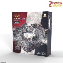Archon Studio Dungeons and Lasers: Caves Demonic Caves (Pre-Painted Prismacast Terrain)