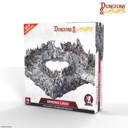 Archon Studio Dungeons and Lasers: Caves Demonic Caves (Unpainted Terrain)
