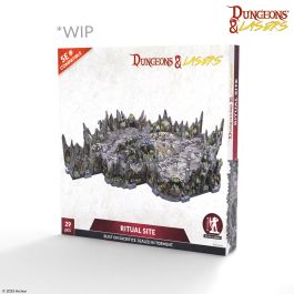 Archon Studio Dungeons and Lasers: Caves Ritual Sites (Unpainted Terrain)