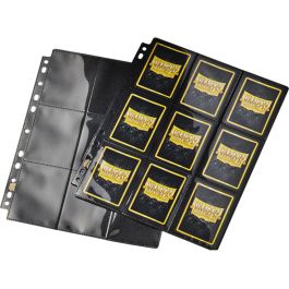 Dragon Shield: Japanese (50) 18-Pocket Binder Pages Clear Sideloader