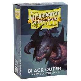 :Deck Protector: Dragon Shield: Outer Sleeves: Matte: Black