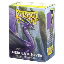 Deck Protector: Dual Matte: Nebula & Silver (100)
