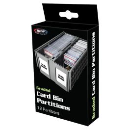 Graded Card Bin Partitions Grey