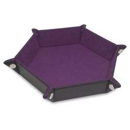 Dice Tray: LX: hexagon: Purple